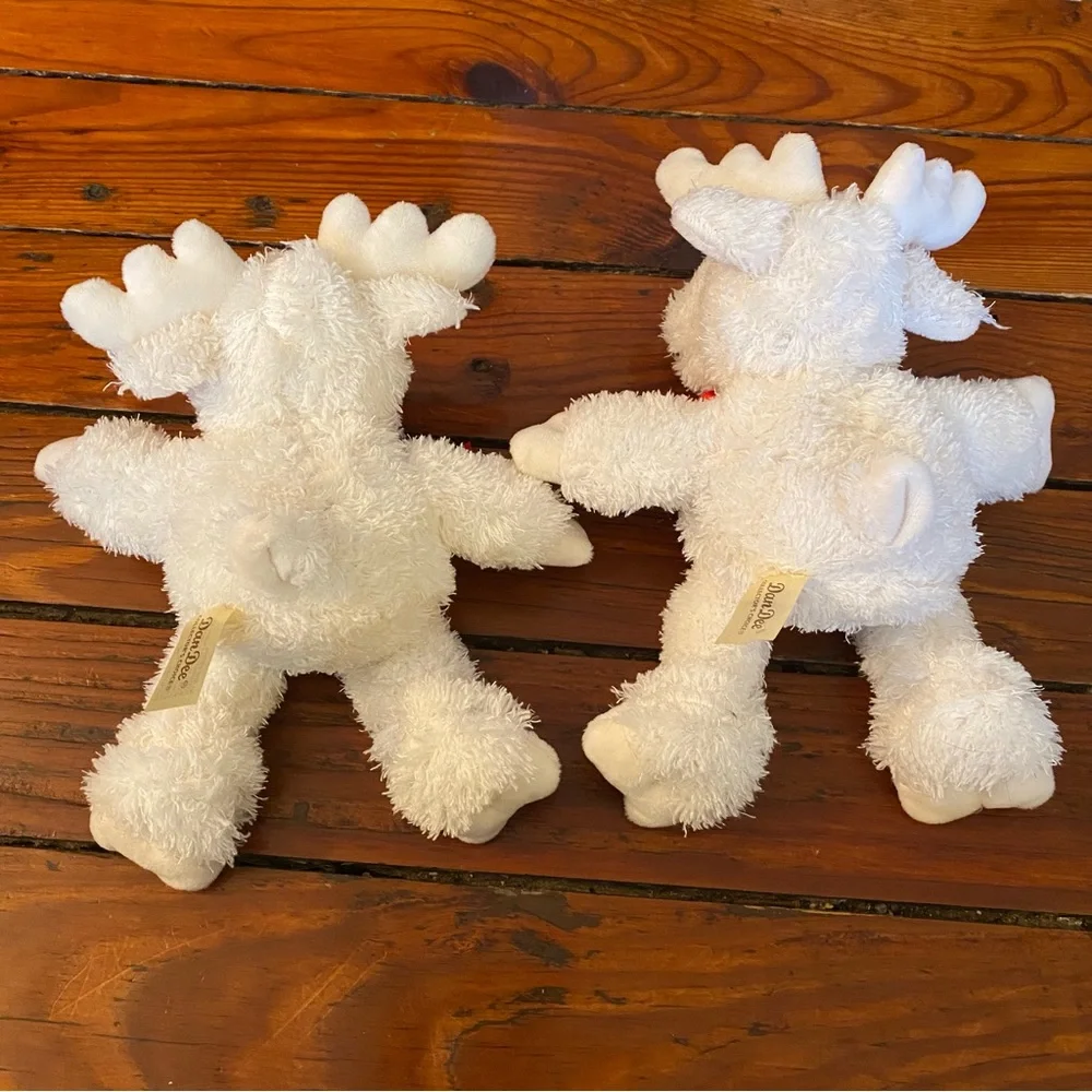 Dan Dee Chocolate Moose Plush Set of 2 NWT